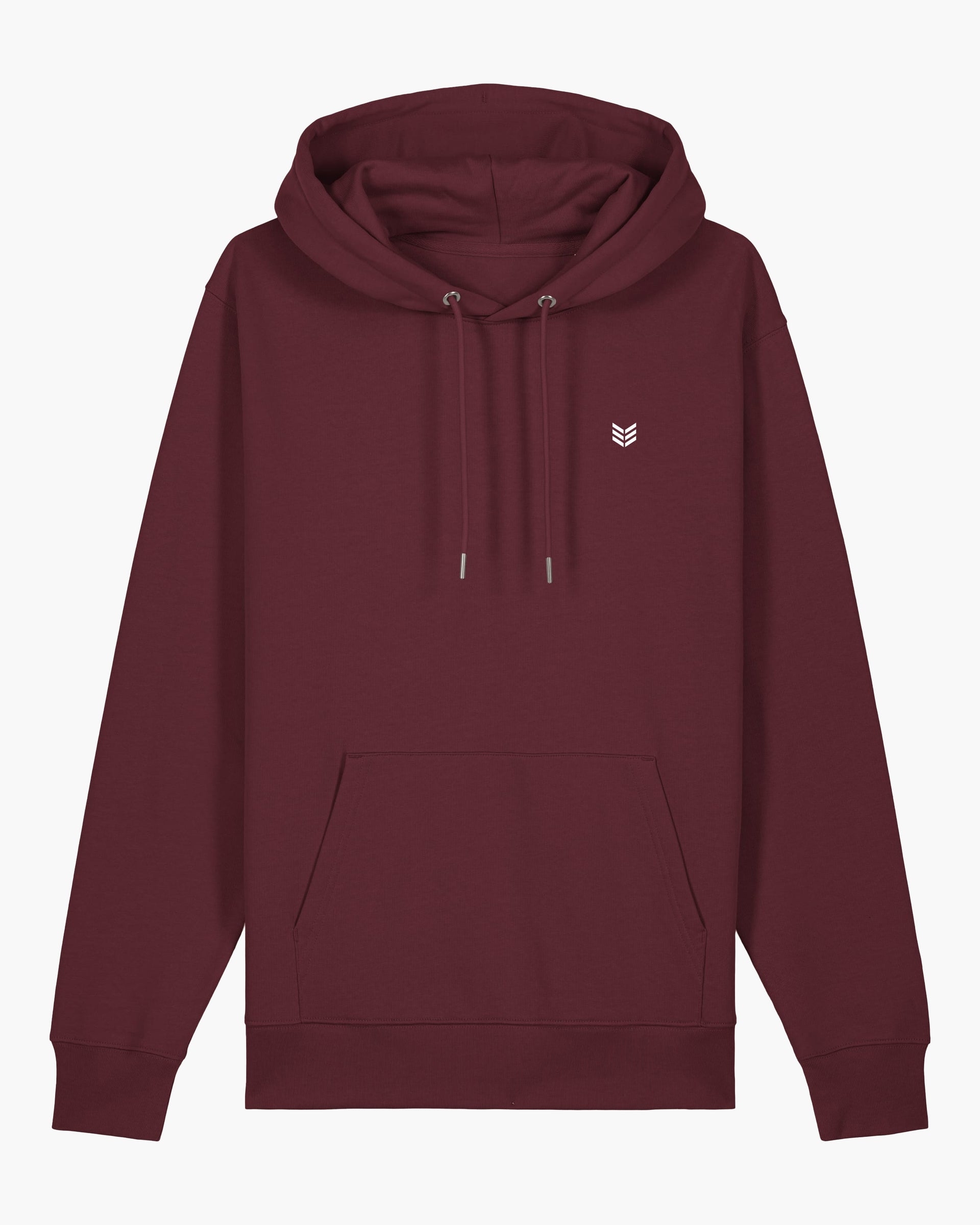 Minimal Hoodie Burgundy