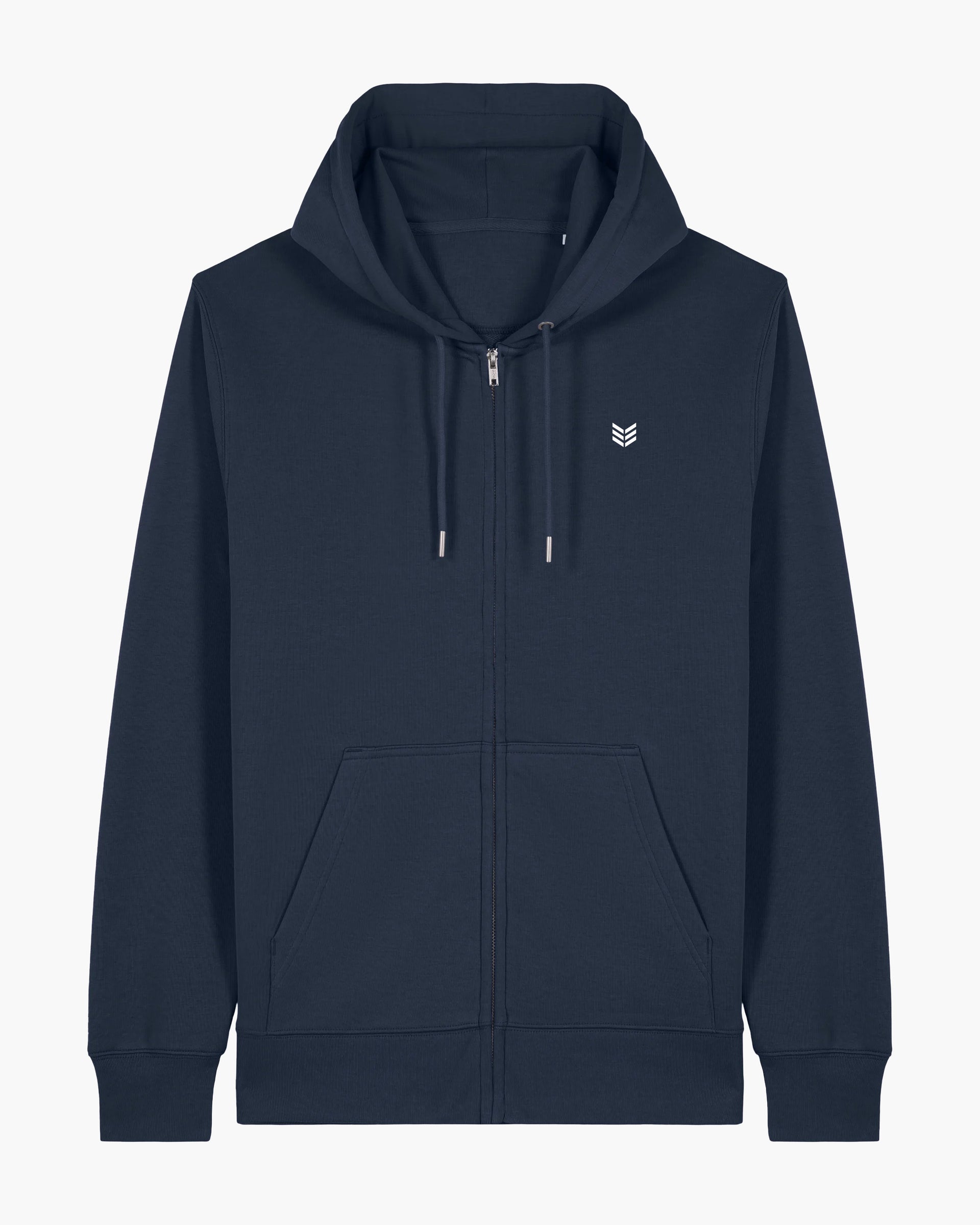 Minimal Zipper Navy