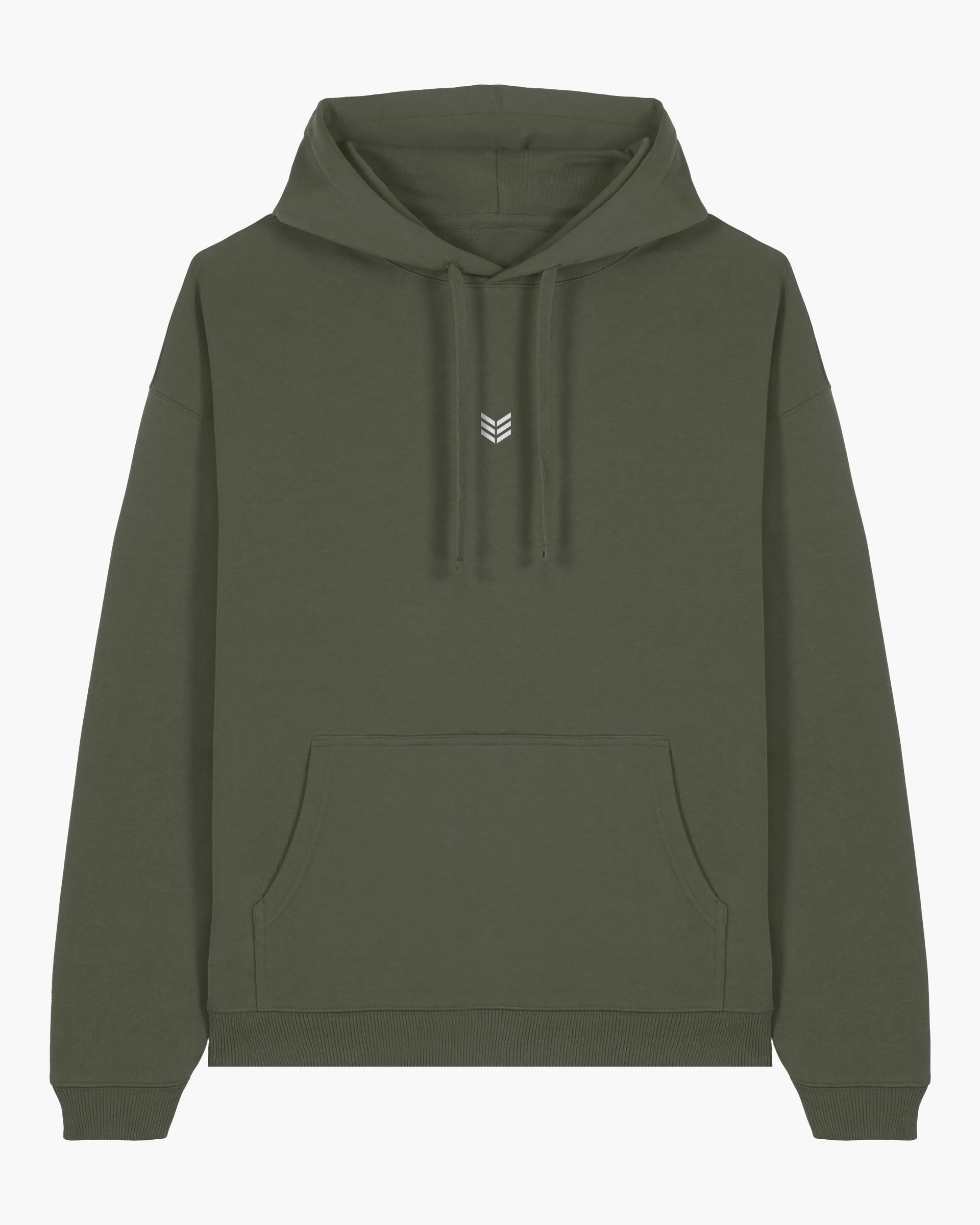 Minimal Oversized Hoodie Khaki