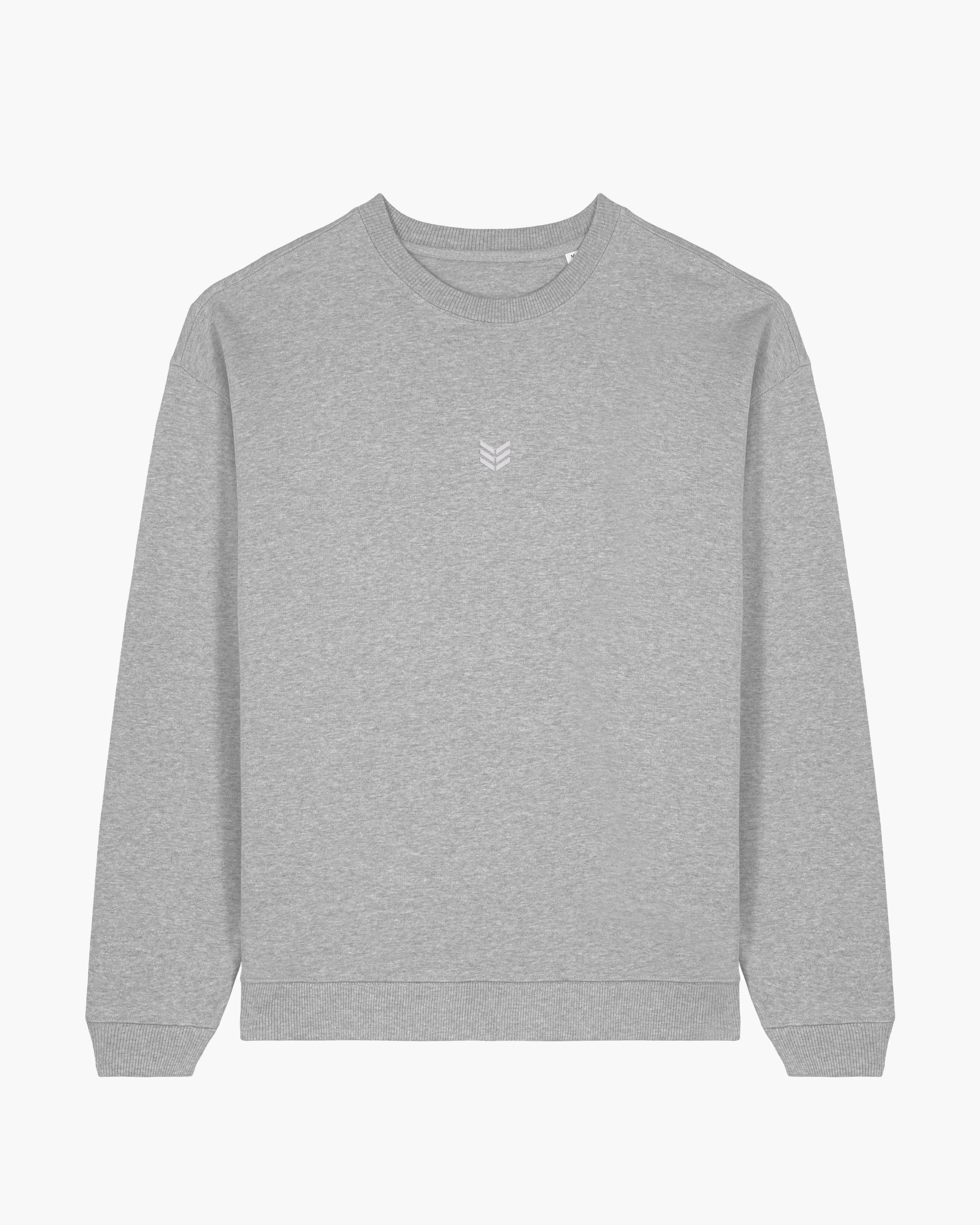 Minimal Oversized Sweatshirt Grey