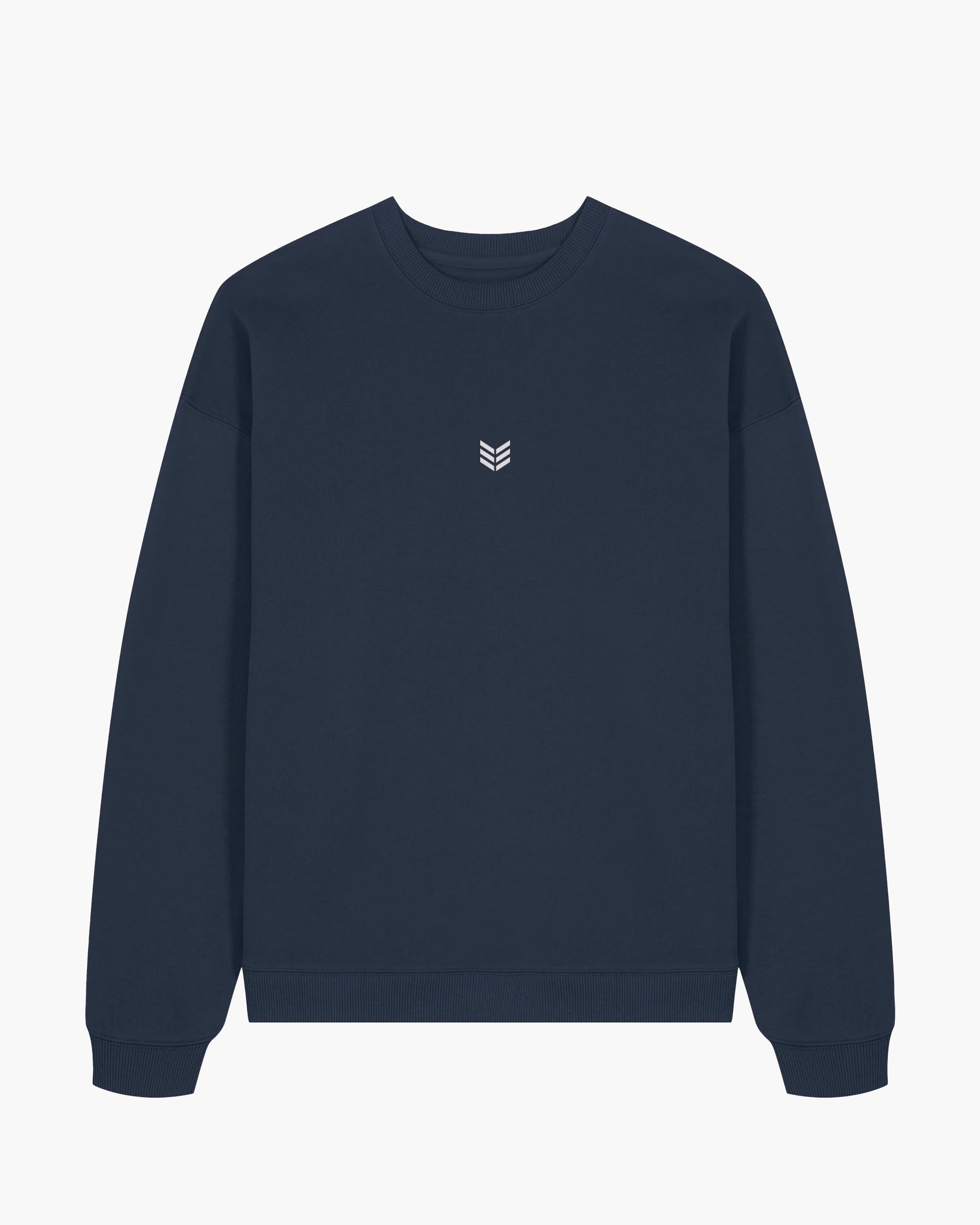 Minimal Oversized Sweatshirt Navy