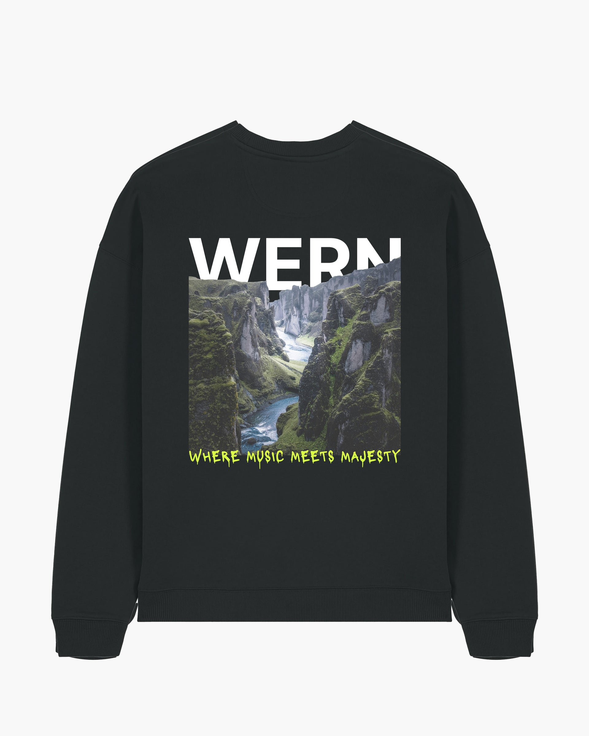 Majesty Oversized Sweatshirt Black